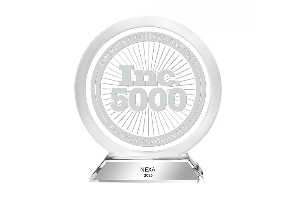 NEXA Named to the Inc. 5000 List for the Fourth Time, Recognizing Its Continued Growth Among America’s Fastest-Growing Private Companies