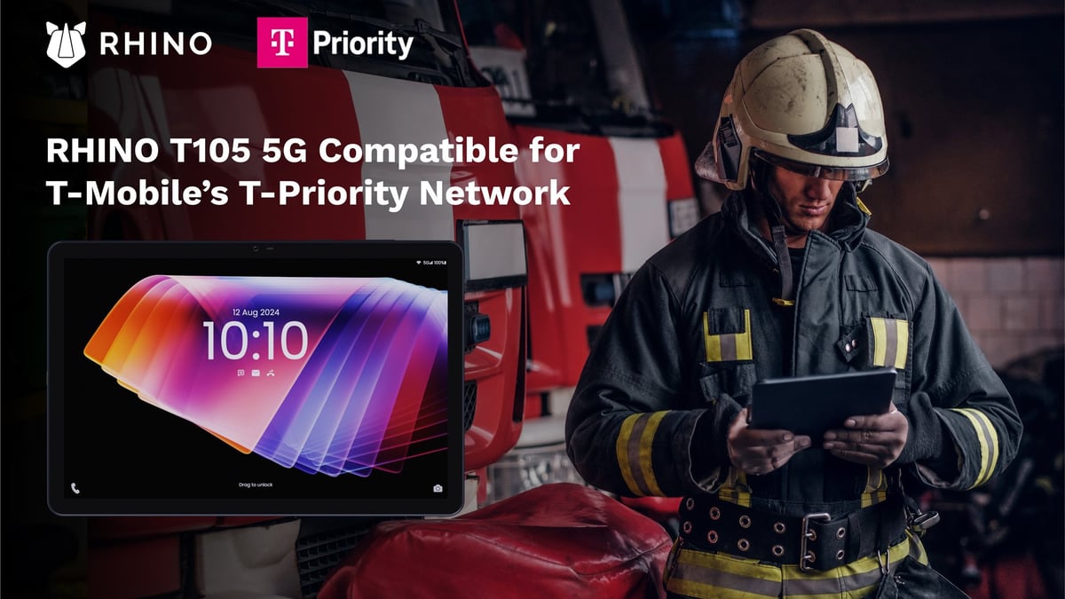 Social Mobile's RHINO T105 Tablet Now Certified for T-Mobile's T-Priority