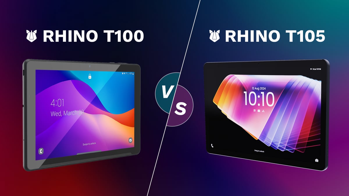 RHINO T105 vs. RHINO T100: Which Tablet Fits Your Enterprise Needs?