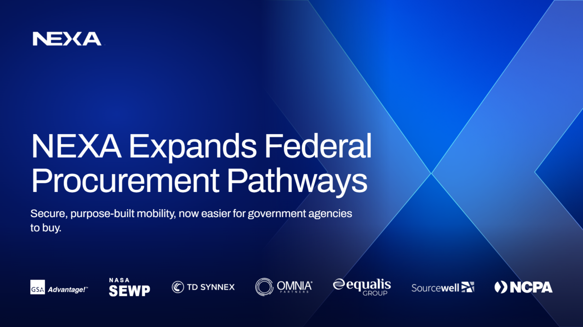 NEXA Expands Federal, Public Sector, and Education Procurement Pathways Through Multiple Government Contract Vehicles