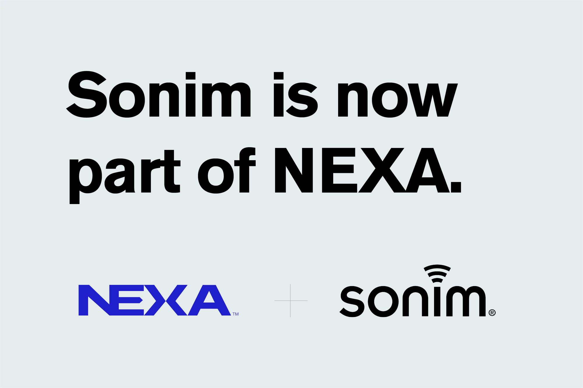 NEXA_Sonim_AcquisitionClose_PR