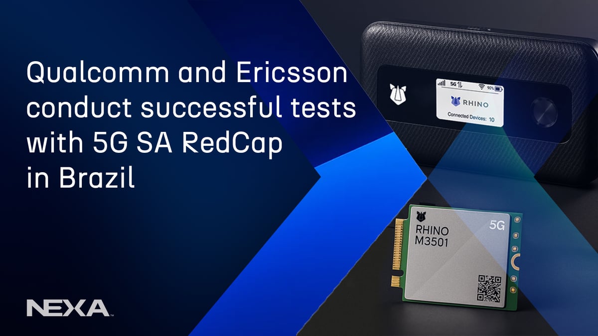 Qualcomm and Ericsson conduct successful tests with 5G SA RedCap in Brazil