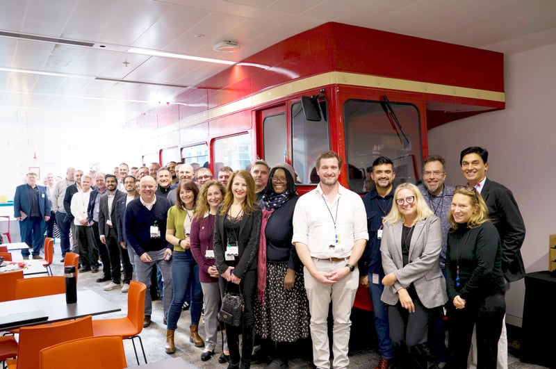 group shot at EMS London