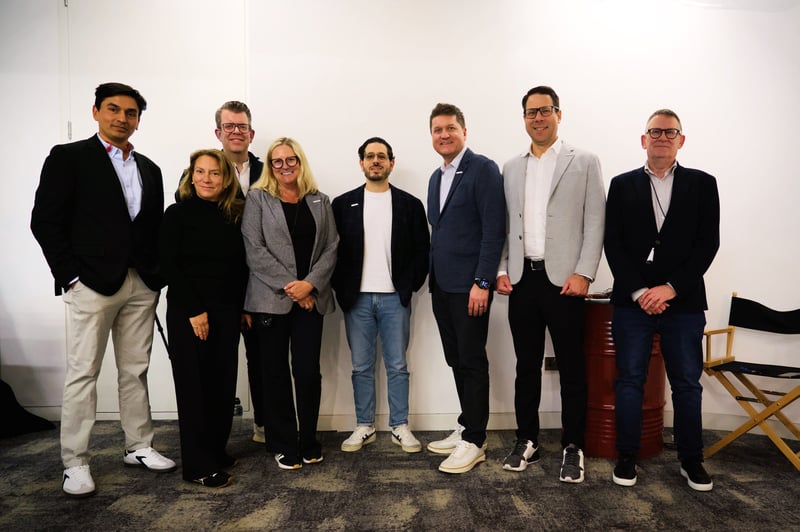 group shot at EMS London