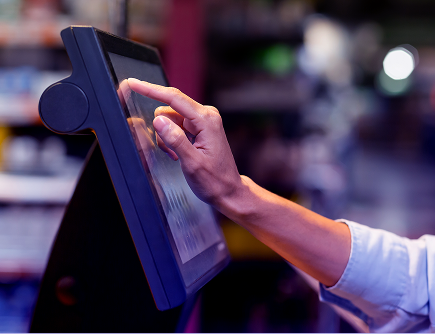 tablet for price checking