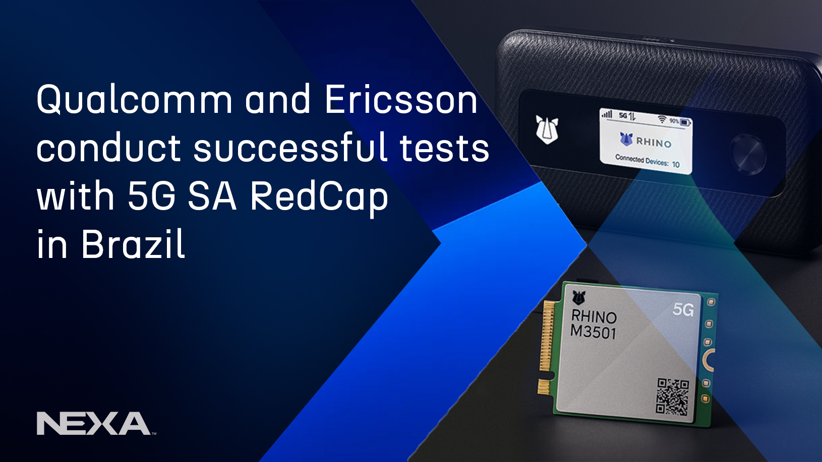 Qualcomm and Ericsson conduct successful tests with 5G SA RedCap in Brazil